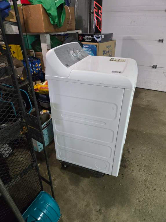 GE White Electric Dryer - photo 4