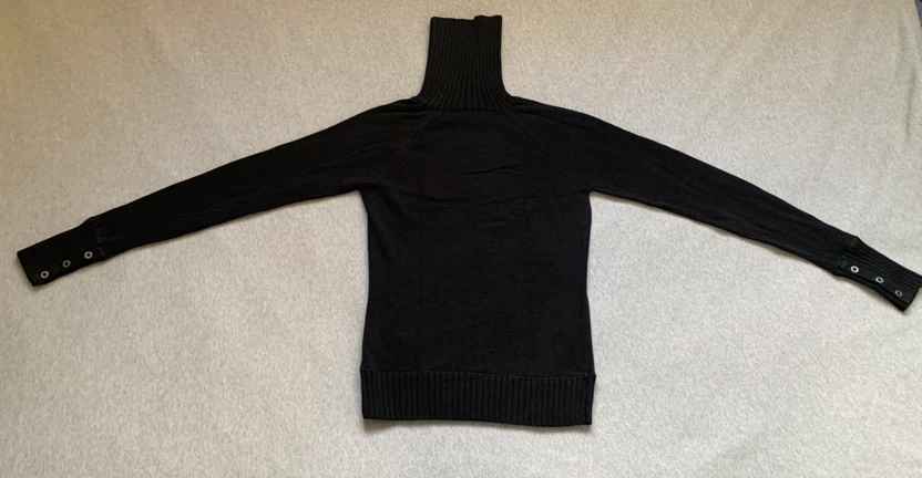 ESPRIT  Black Turtleneck Sweater - Size Medium? - photo 2