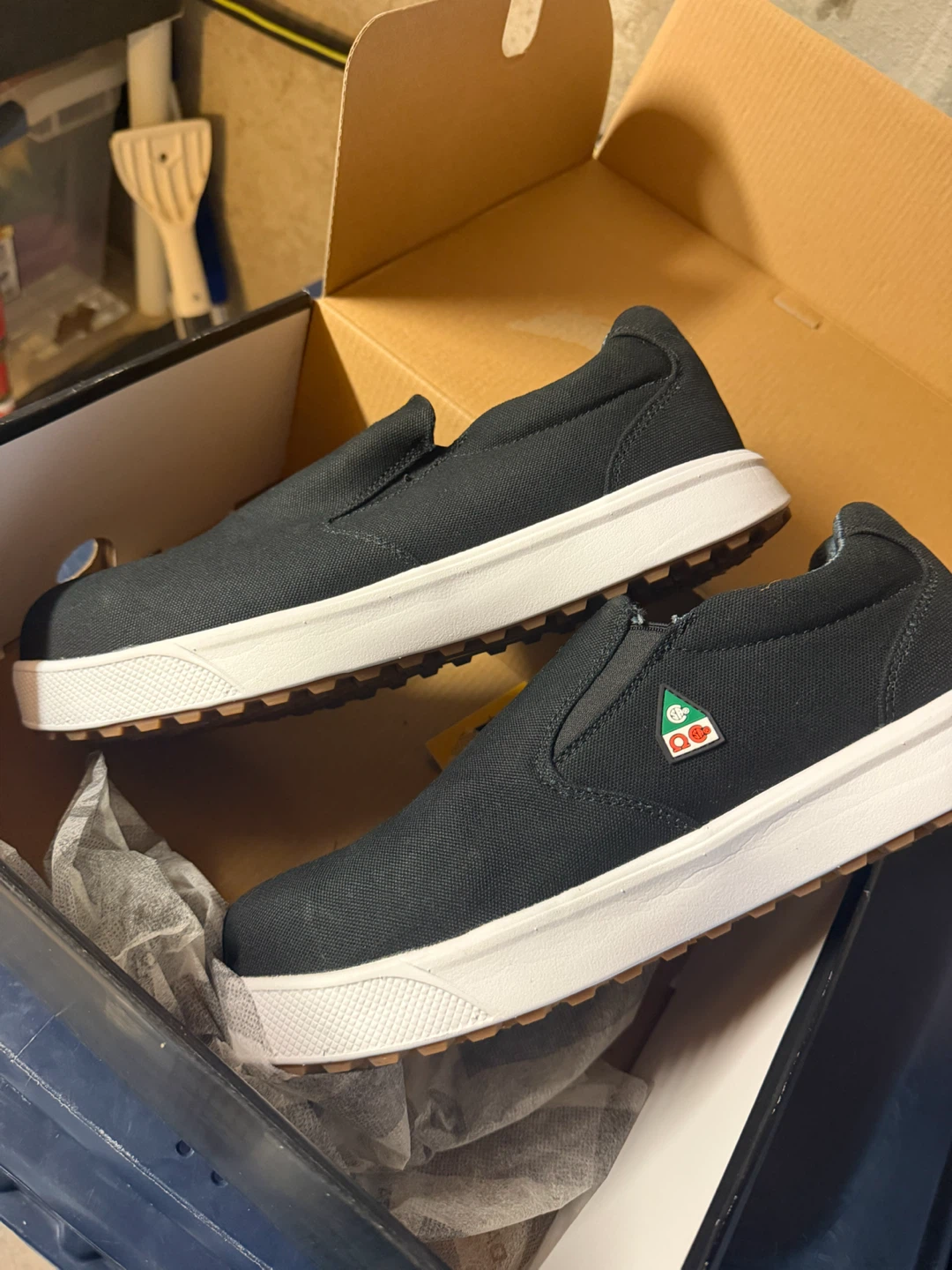 DAKOTA STSP CANVAS SLIP-ON SAFETY SHOE