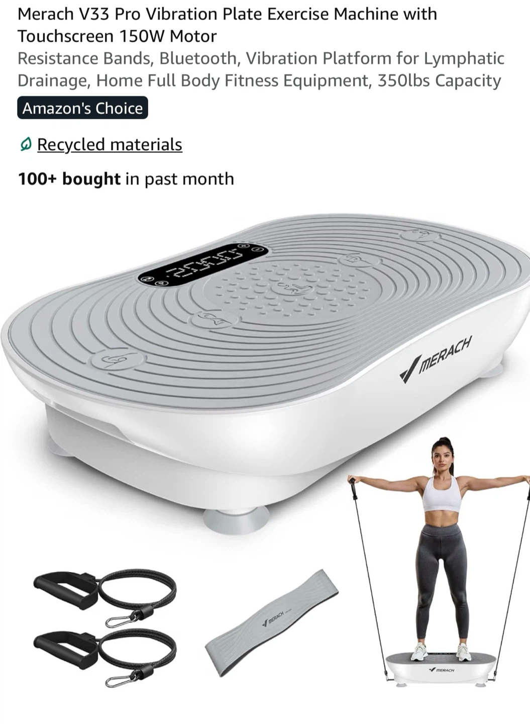 Merach V33 Pro Vibration Plate Exercise Machine