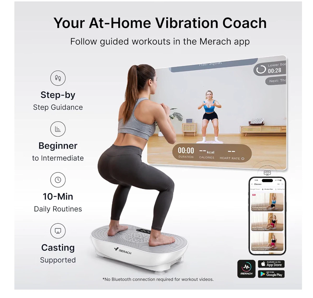 Merach V33 Pro Vibration Plate Exercise Machine - photo 4