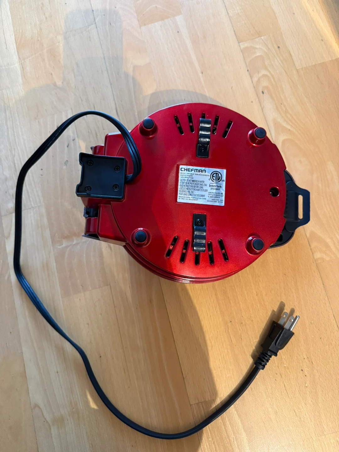 Chefman Red Waffle Maker