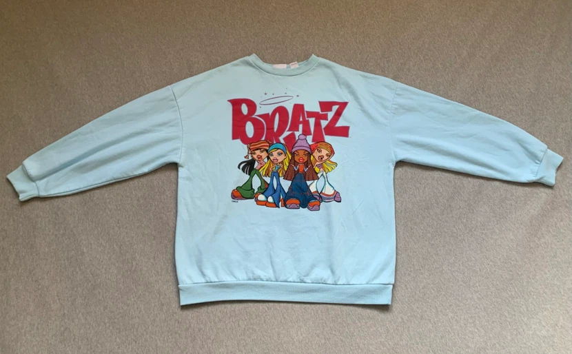 BRATZ Branded Light Blue Sweatshirt - Size XS