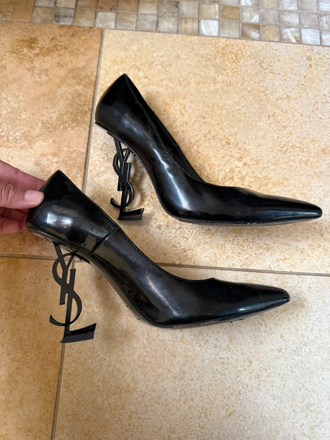 Ysl heels pre owned
