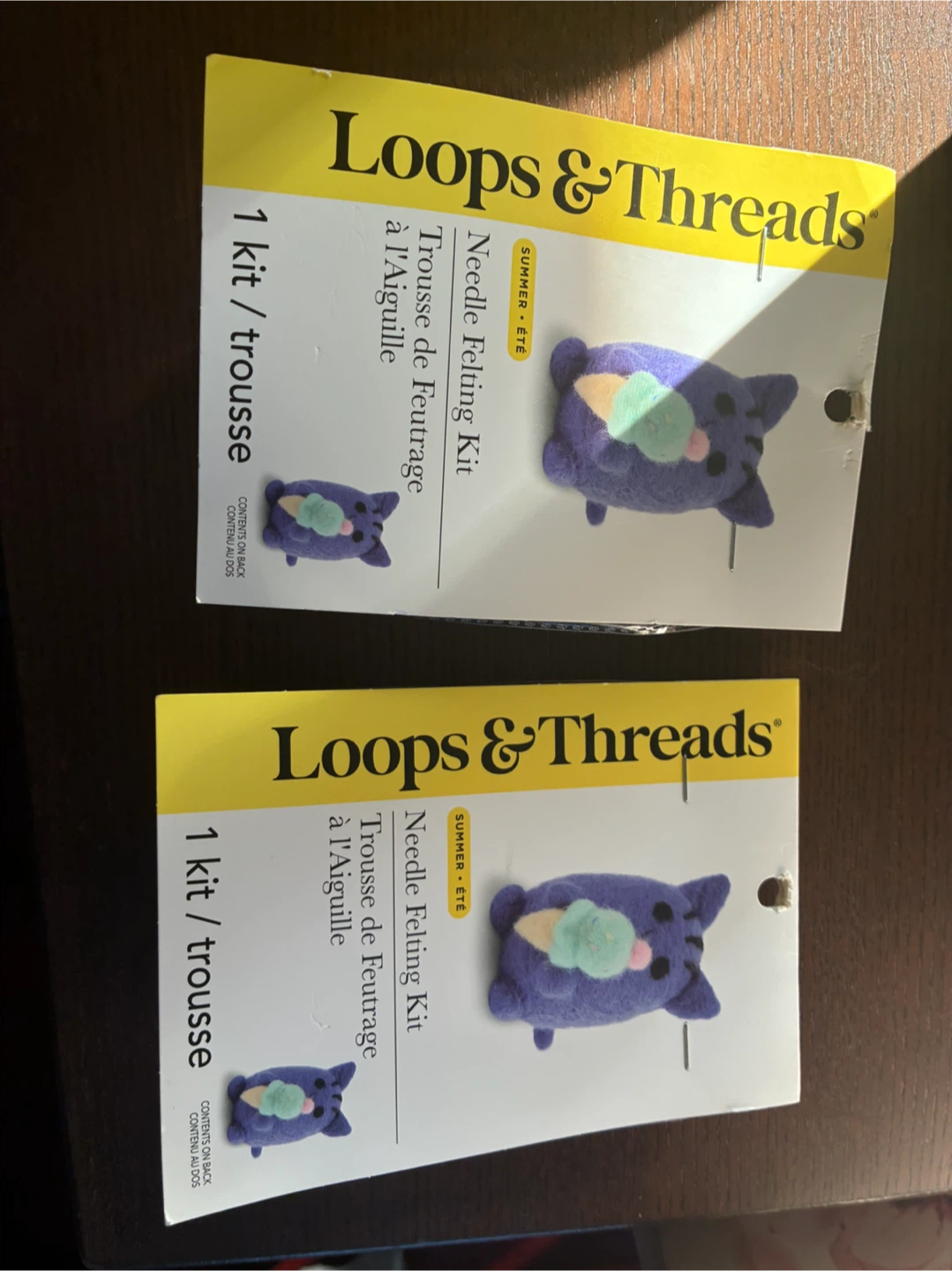 2 Loops & Threads Needle Felting Kits