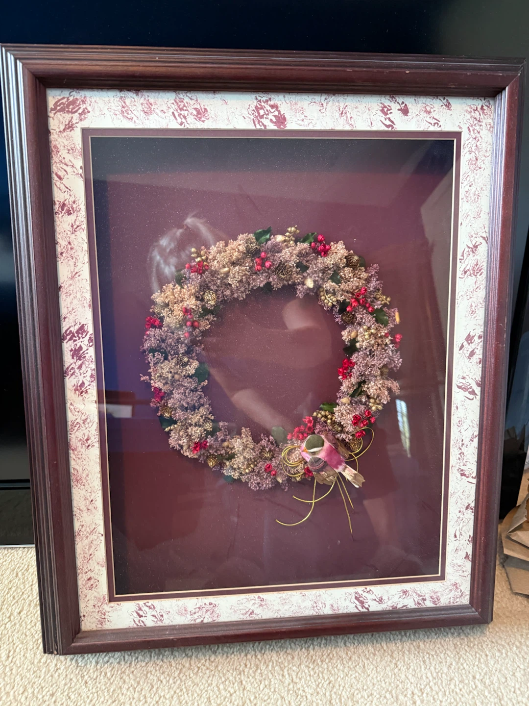Garden Wall Designs Framed Wreath