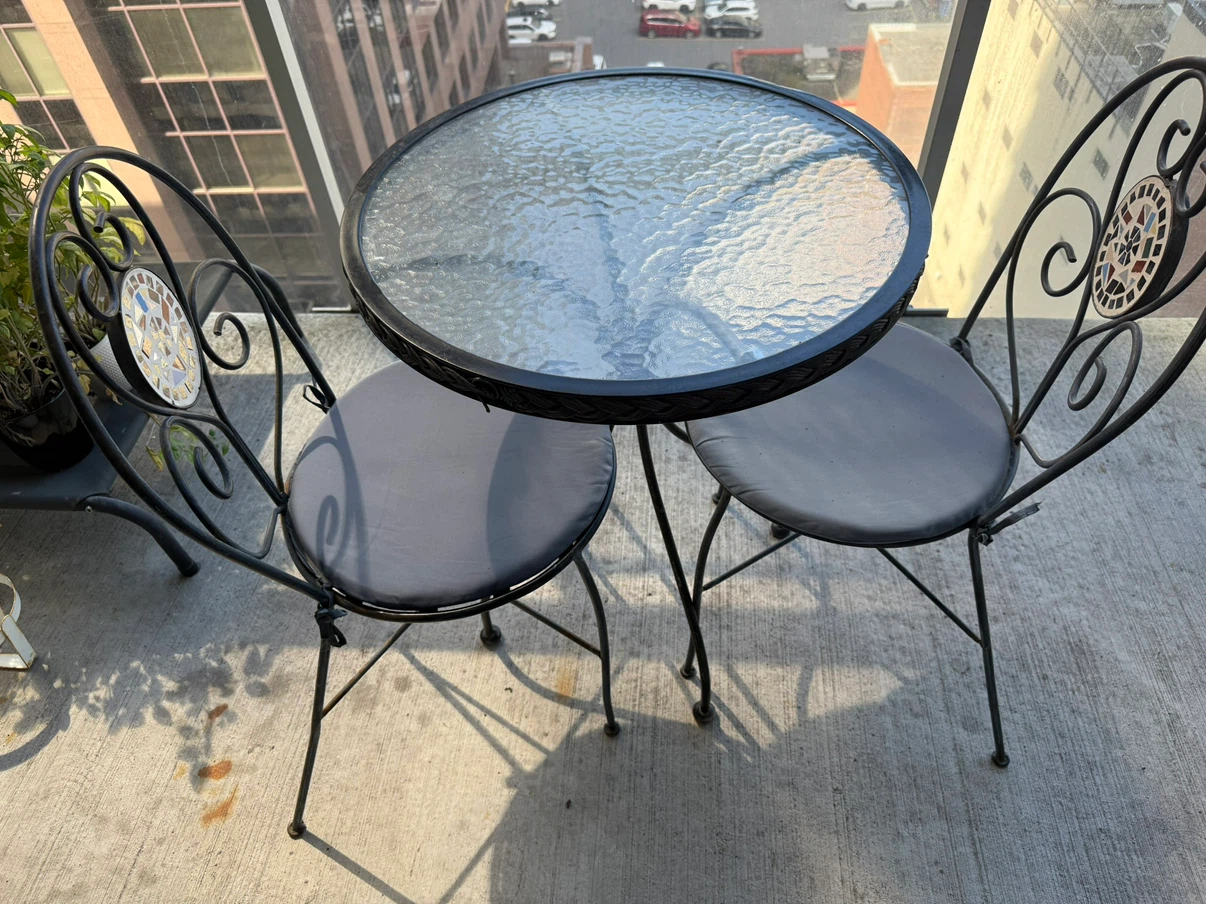 Bistro Patio Table and Chair Set