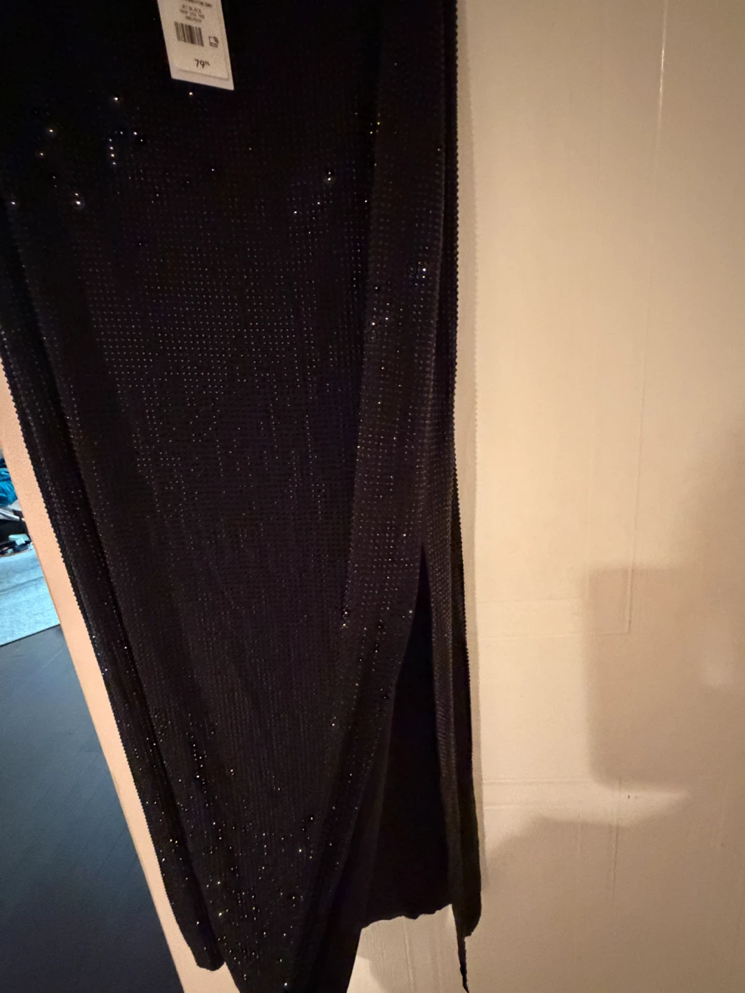 Dynamite Black Beaded Maxi Skirt - photo 2