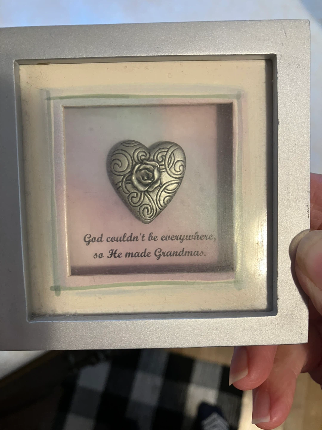 Set of 2 Framed Heart Sentiment Art Pieces - photo 3