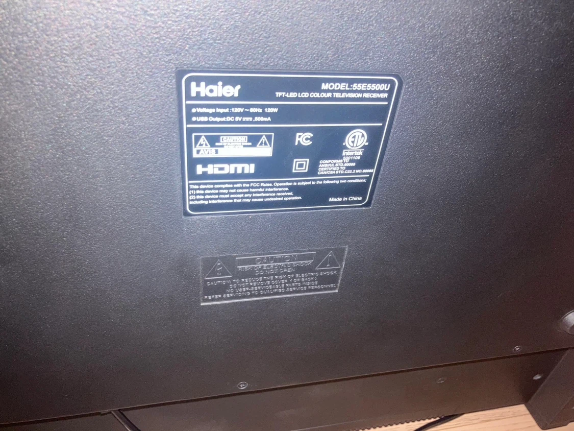 Haier 55-inch 4k LED - photo 2