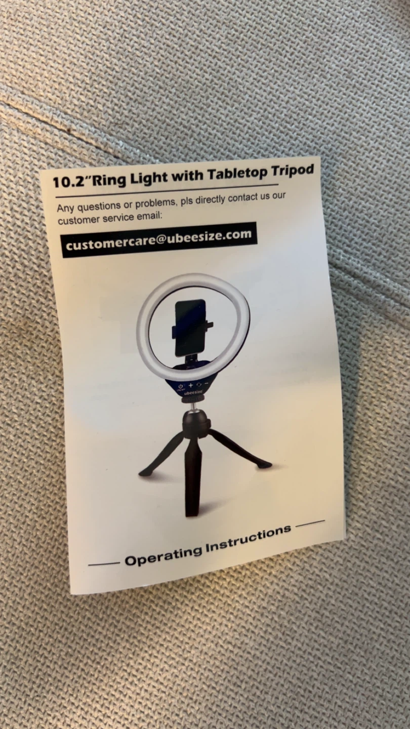 UBeesize 10-inch Ring Light - photo 2