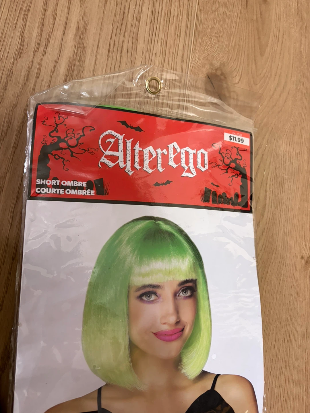 Oompa Loompa Costume with Neon Green Wig - photo 2