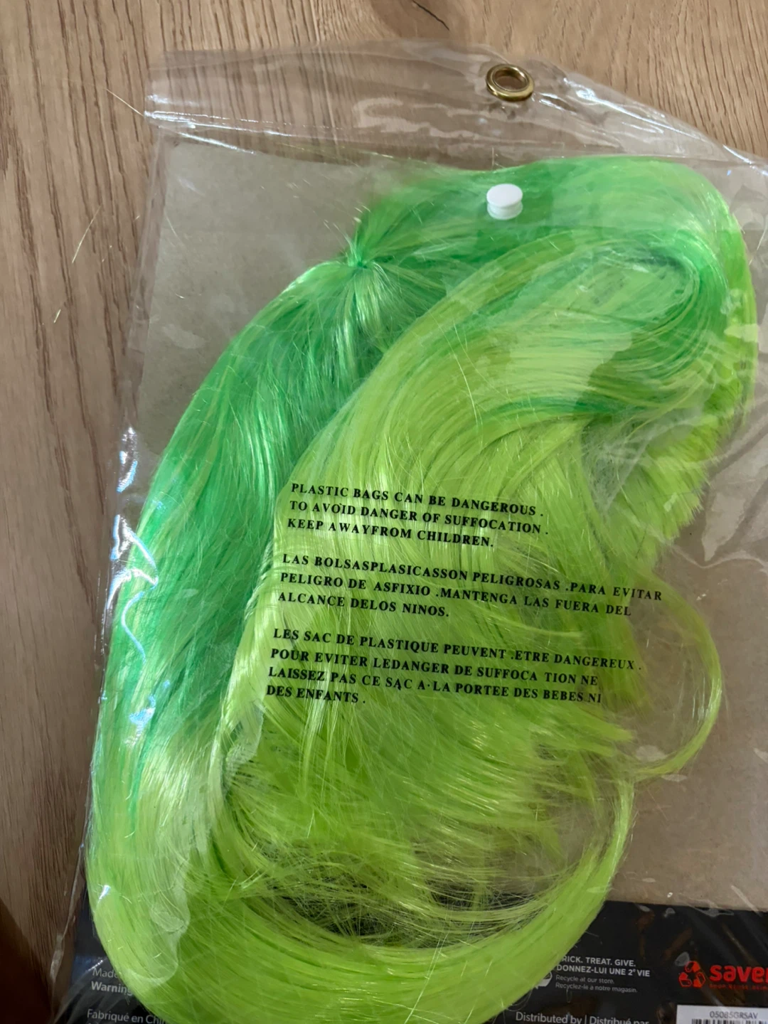 Oompa Loompa Costume with Neon Green Wig - photo 3
