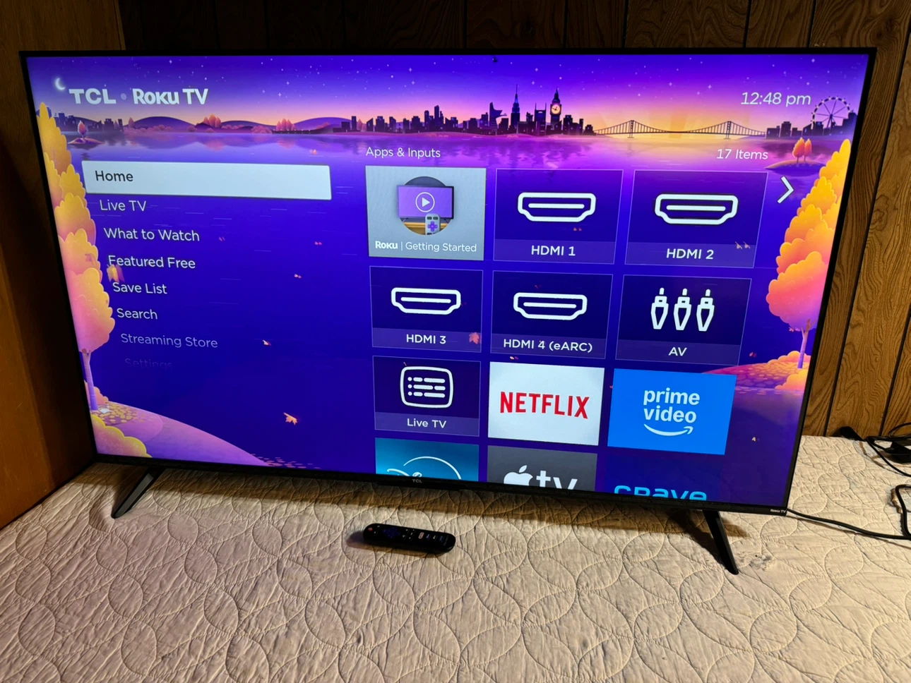 43” TCL Roku 4K Smart TV