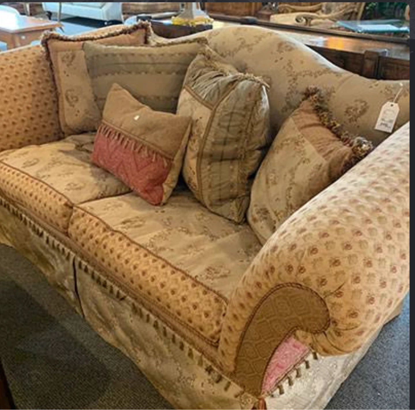 Traditional Upholstered Sofa
