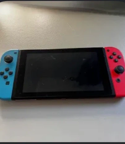 Nintendo Switch Console Neon Blue and Red