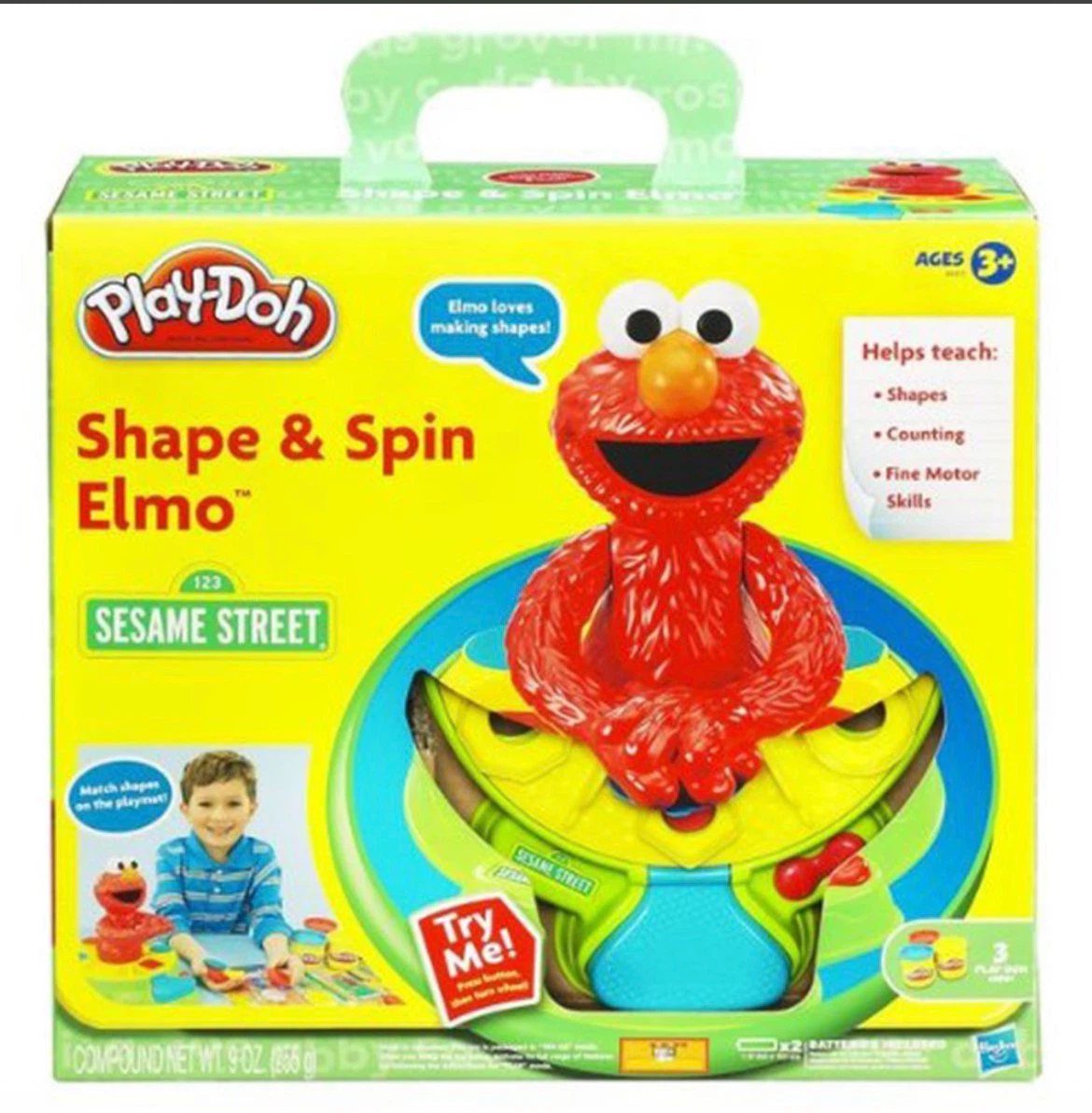 Play-Doh Sesame Street Shape & Spin Elmo