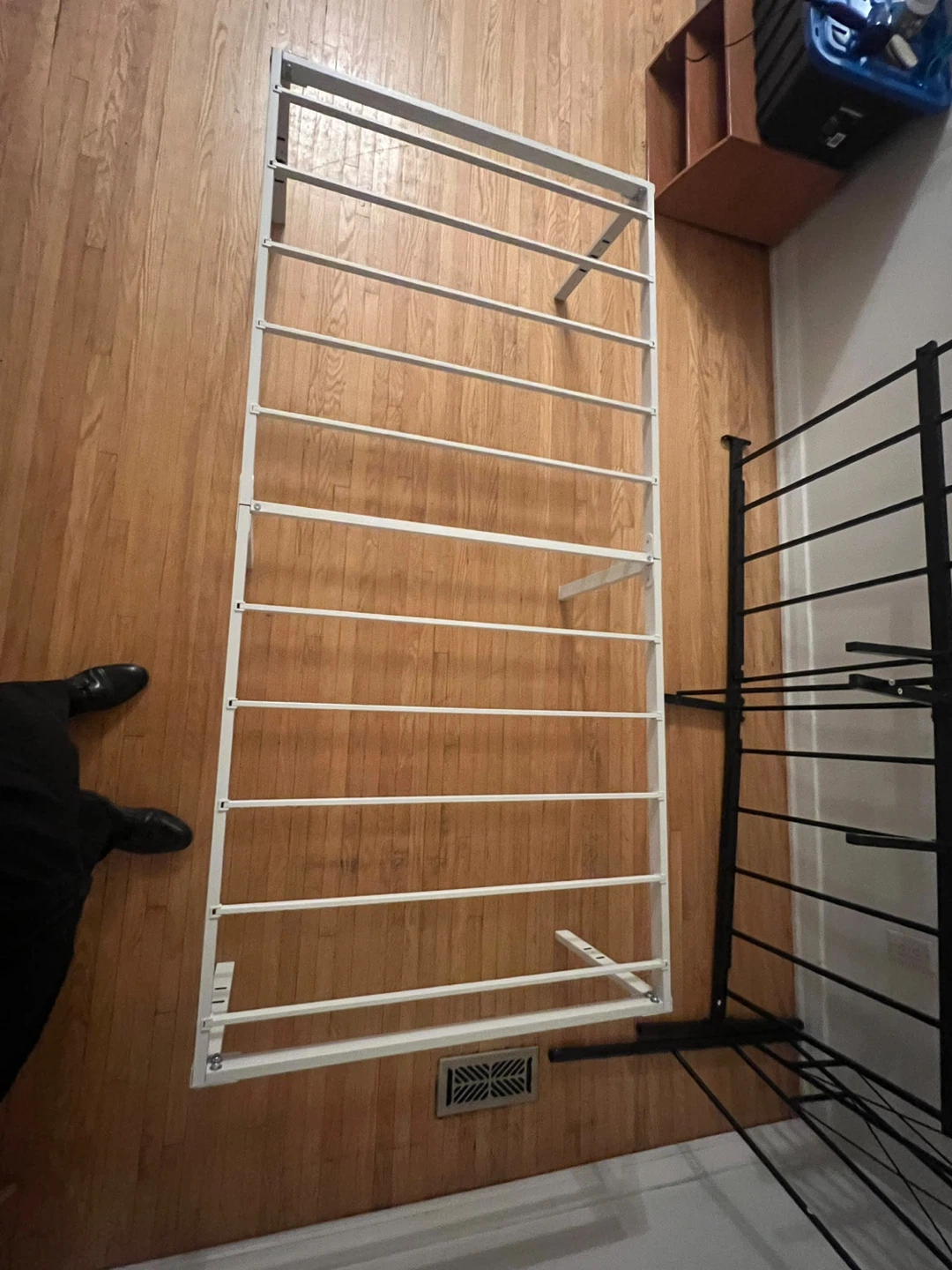White Metal Twin Bed Frame - photo 2