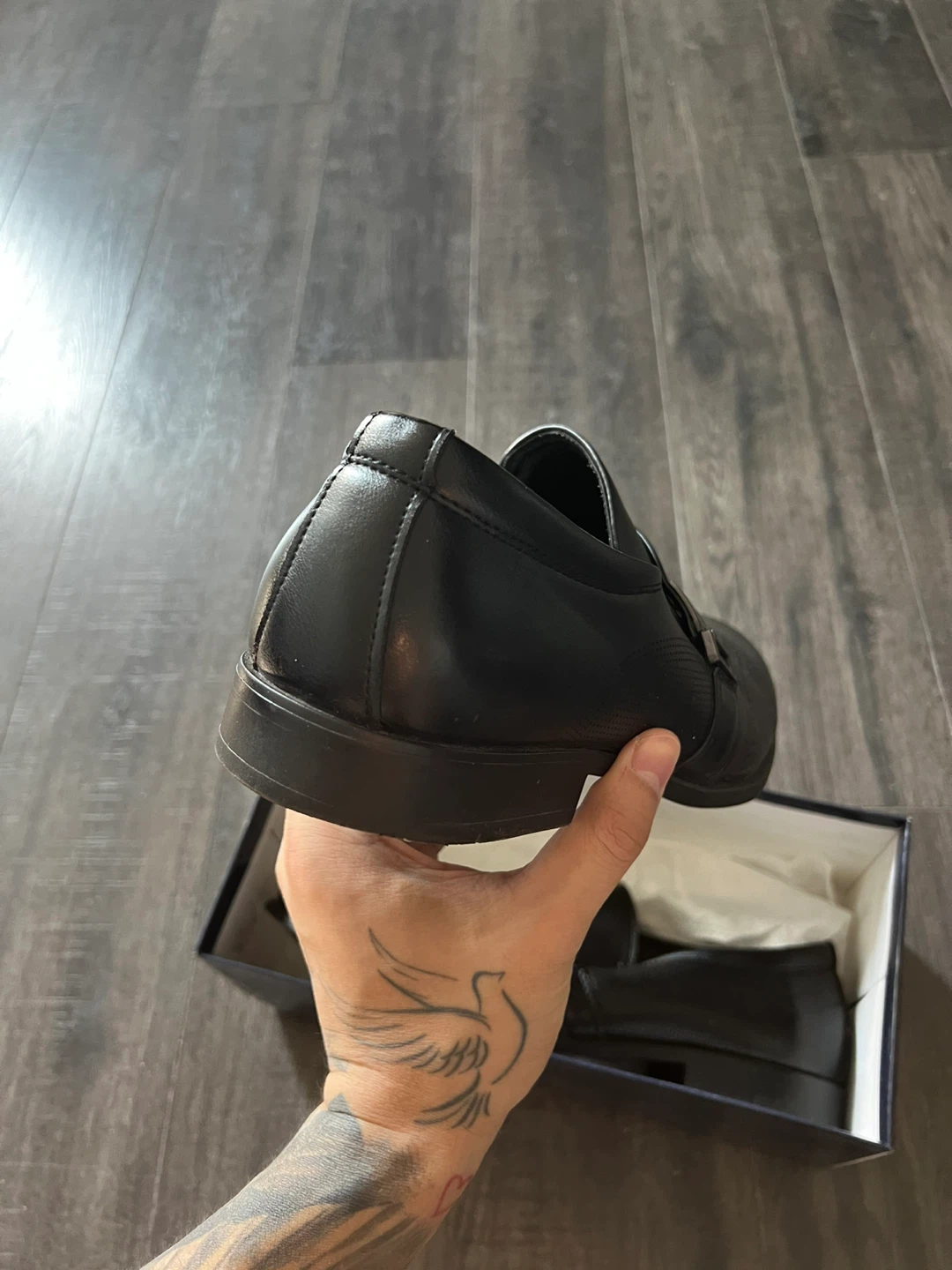 Black Slip-On Dress Shoes - size 45 - photo 4