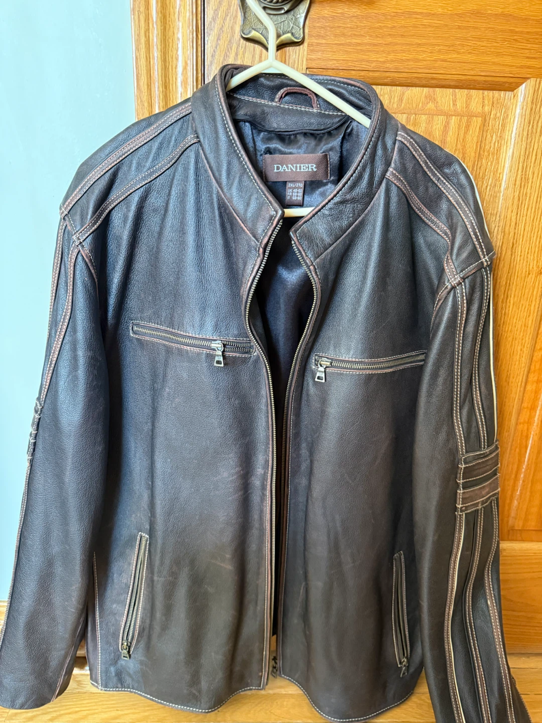 Danier Men's Leather Jacket - 2XL