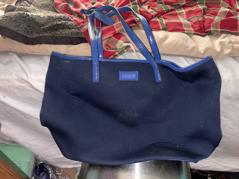 Coach Navy Blue Tote Bag - photo 2