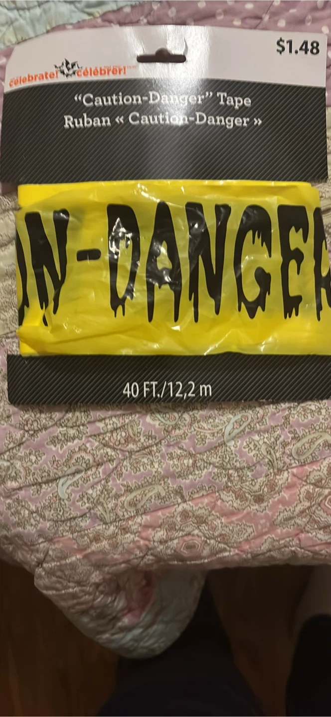 Celebrate Caution-Danger Tape 40 Feet