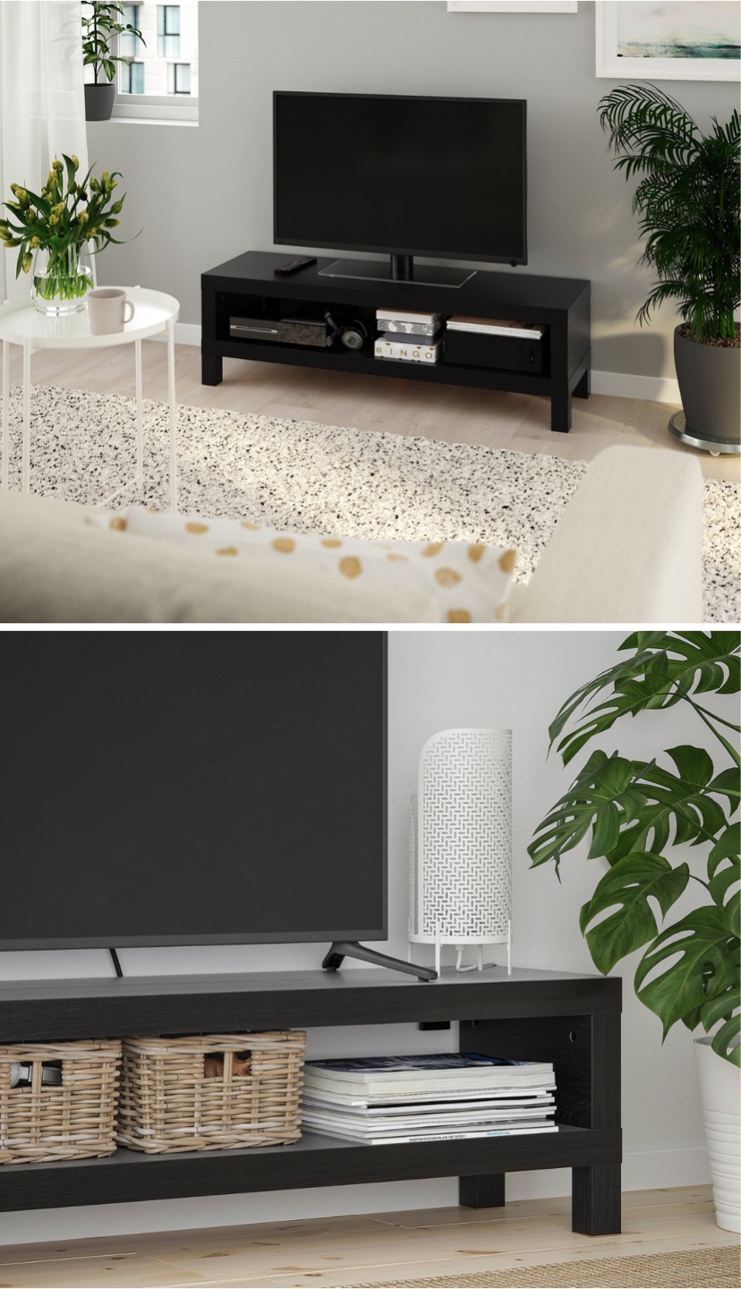 IKEA TV Bench/Coffee Table Black - photo 4