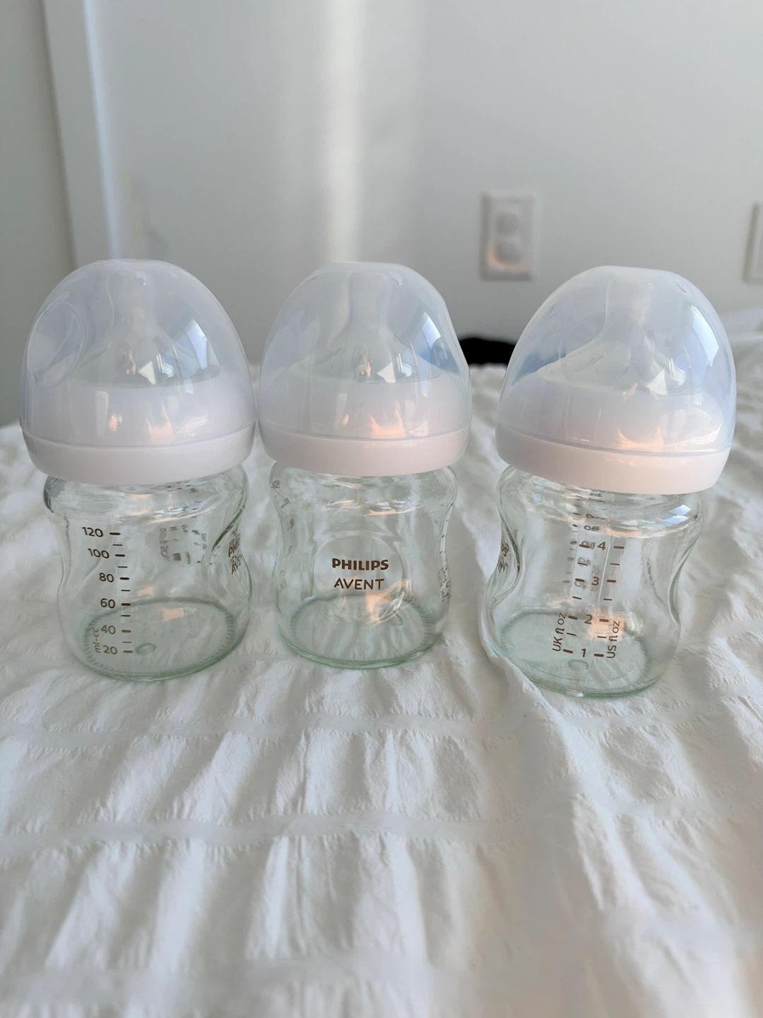 Philips Avent Natural Glass Baby Bottles - 3 Pack