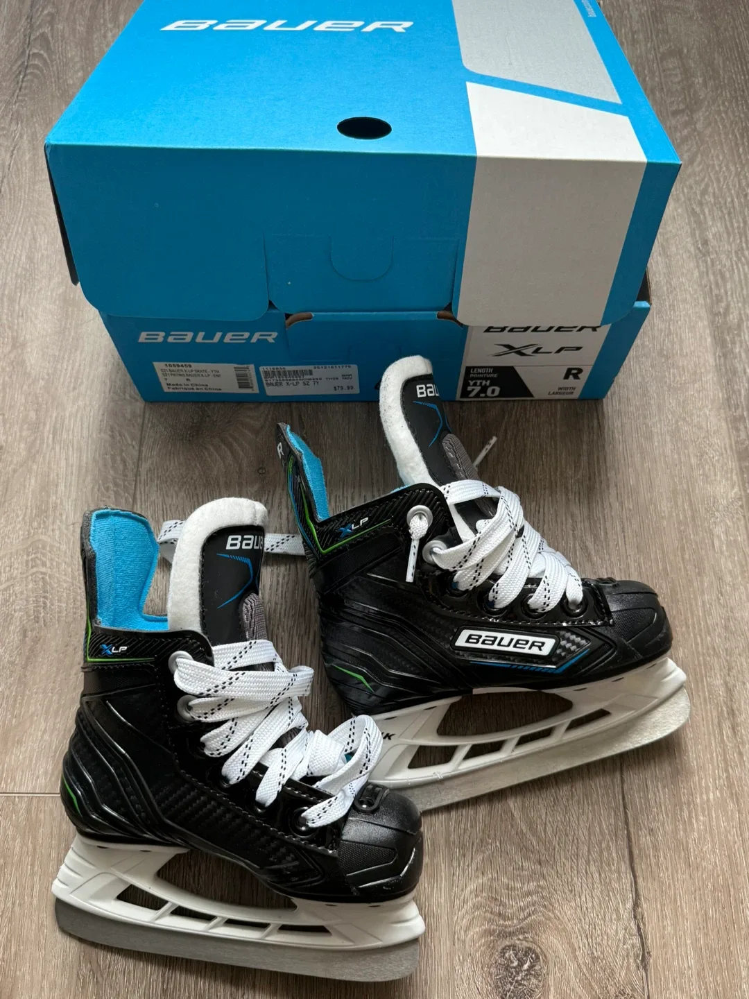 Bauer X-LP Youth Ice Skates Size 7 - photo 2