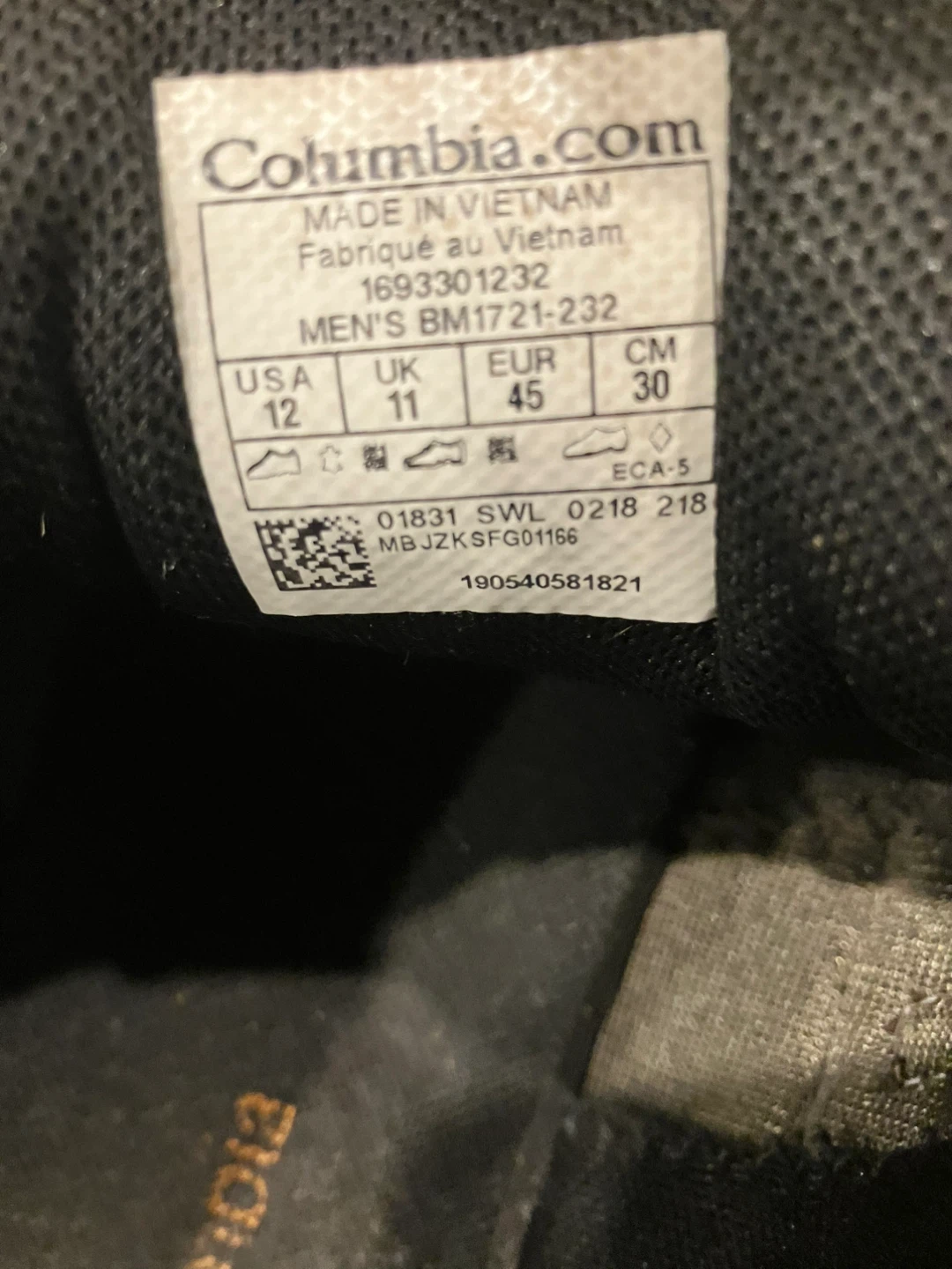Columbia Men's Brown Hiking Shoes Size 12 - photo 3