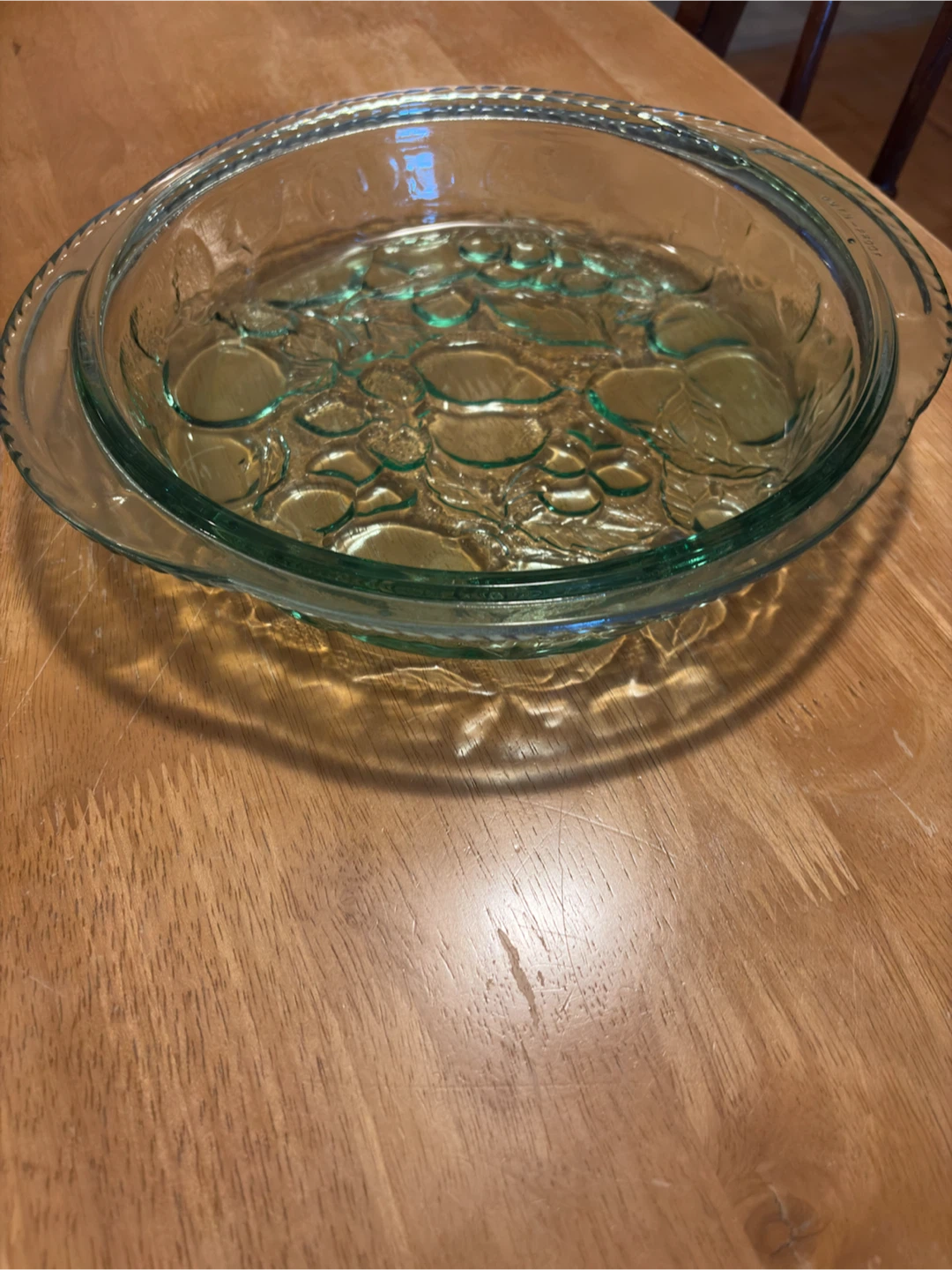 Vintage Anchor Hocking Glass Pie Dish