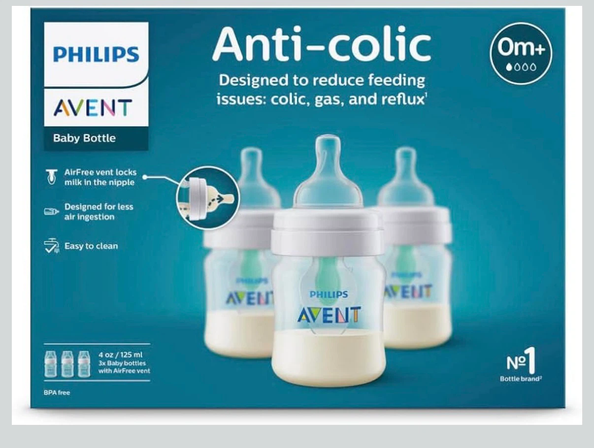 Philips Avent Anti-colic Baby Bottles 4oz Pack of 3 - photo 3
