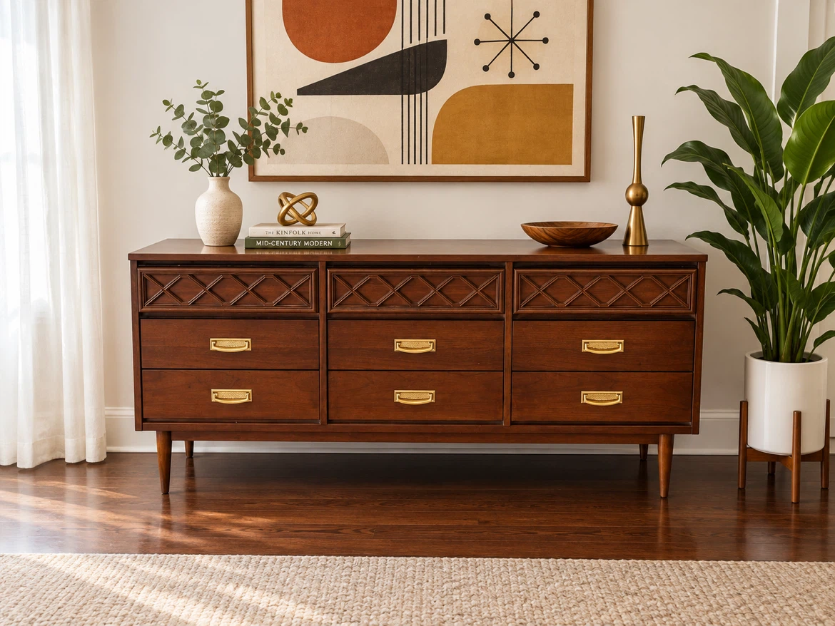 Mid century modern Dresser