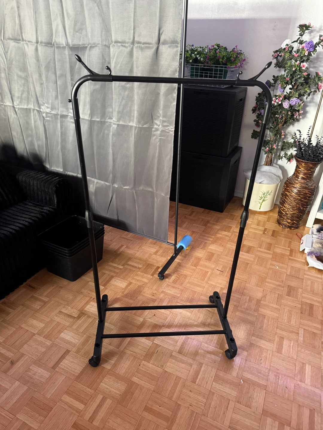 Black Rolling Garment Rack