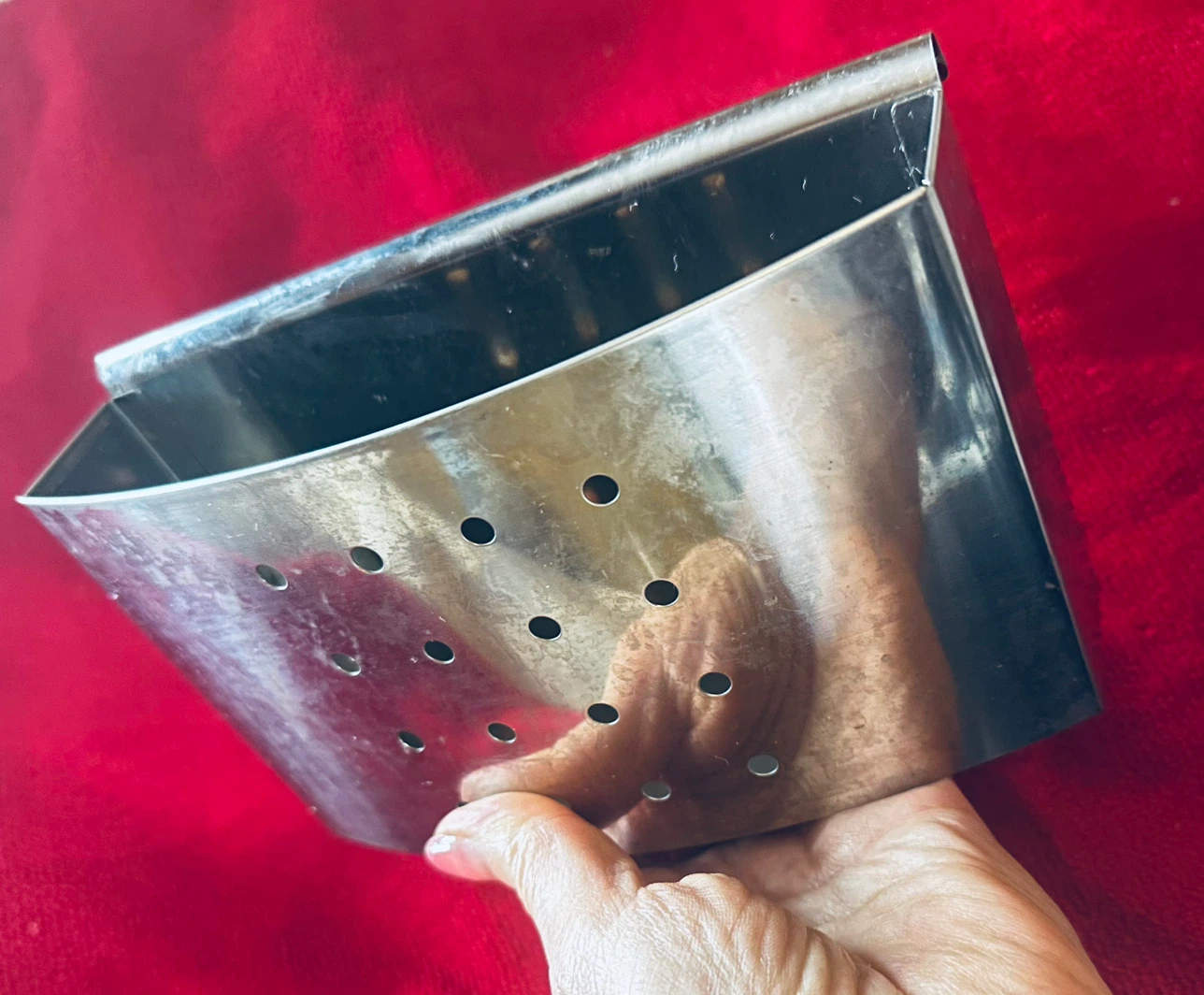 Stainless Steel Wall Mount Storage Bin
