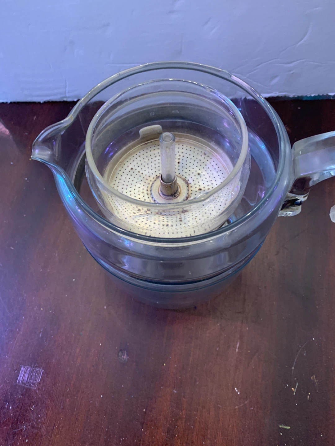 Vintage Pyrex 9-Cup Glass Coffee Percolator - photo 2