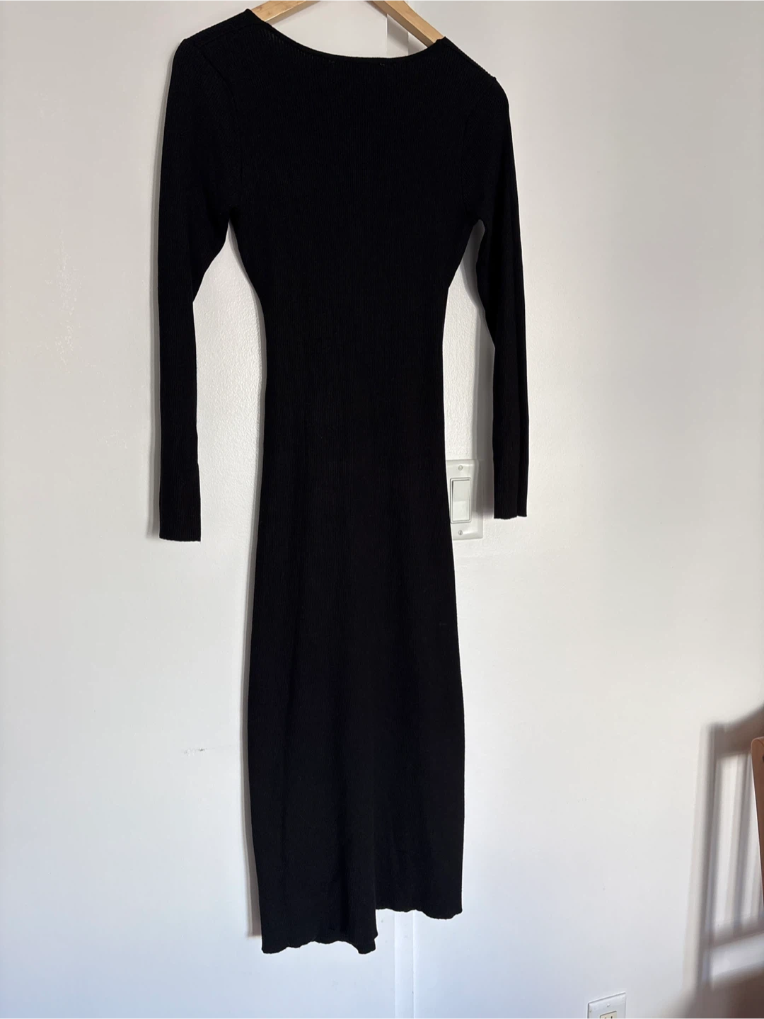 ASTR The Label Black Long Sleeve Wrap Dress - photo 3