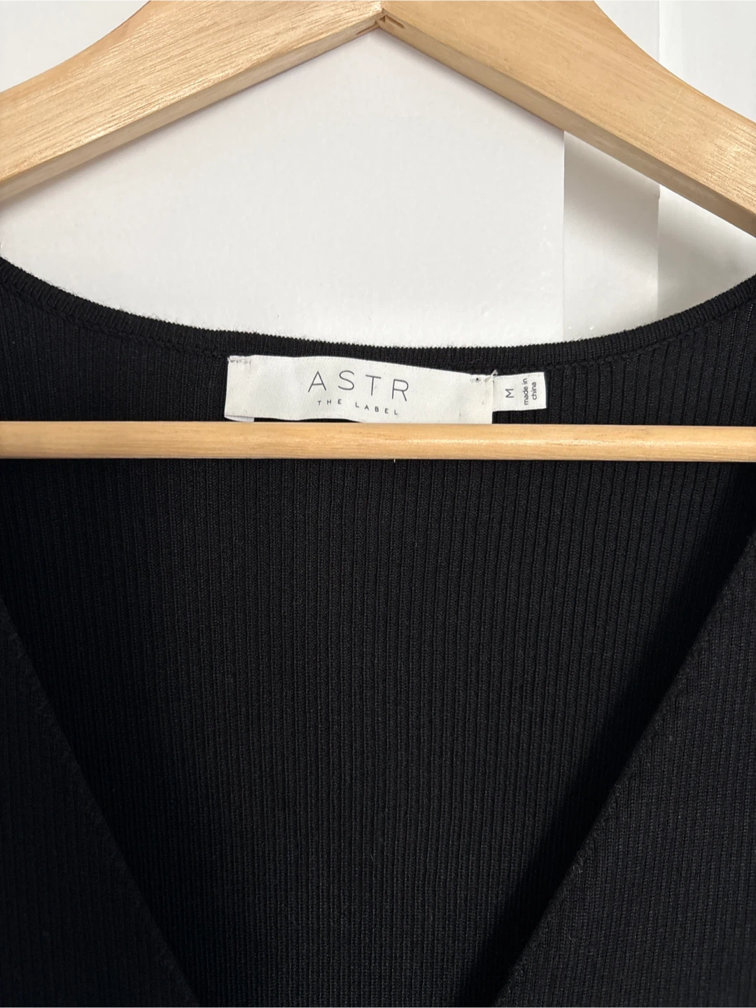 ASTR The Label Black Long Sleeve Wrap Dress - photo 4