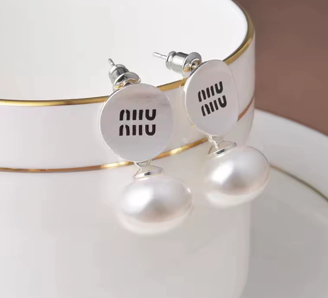 Miu Miu Pearl Drop Earrings - photo 2