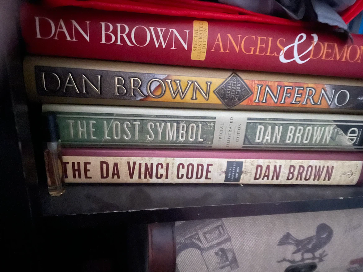 Set of 4 Dan Brown Special Illustrated Editions