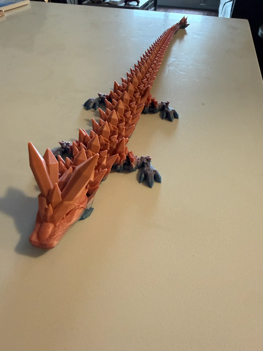 3D Printed Articulated Crystal Dragon - photo 2