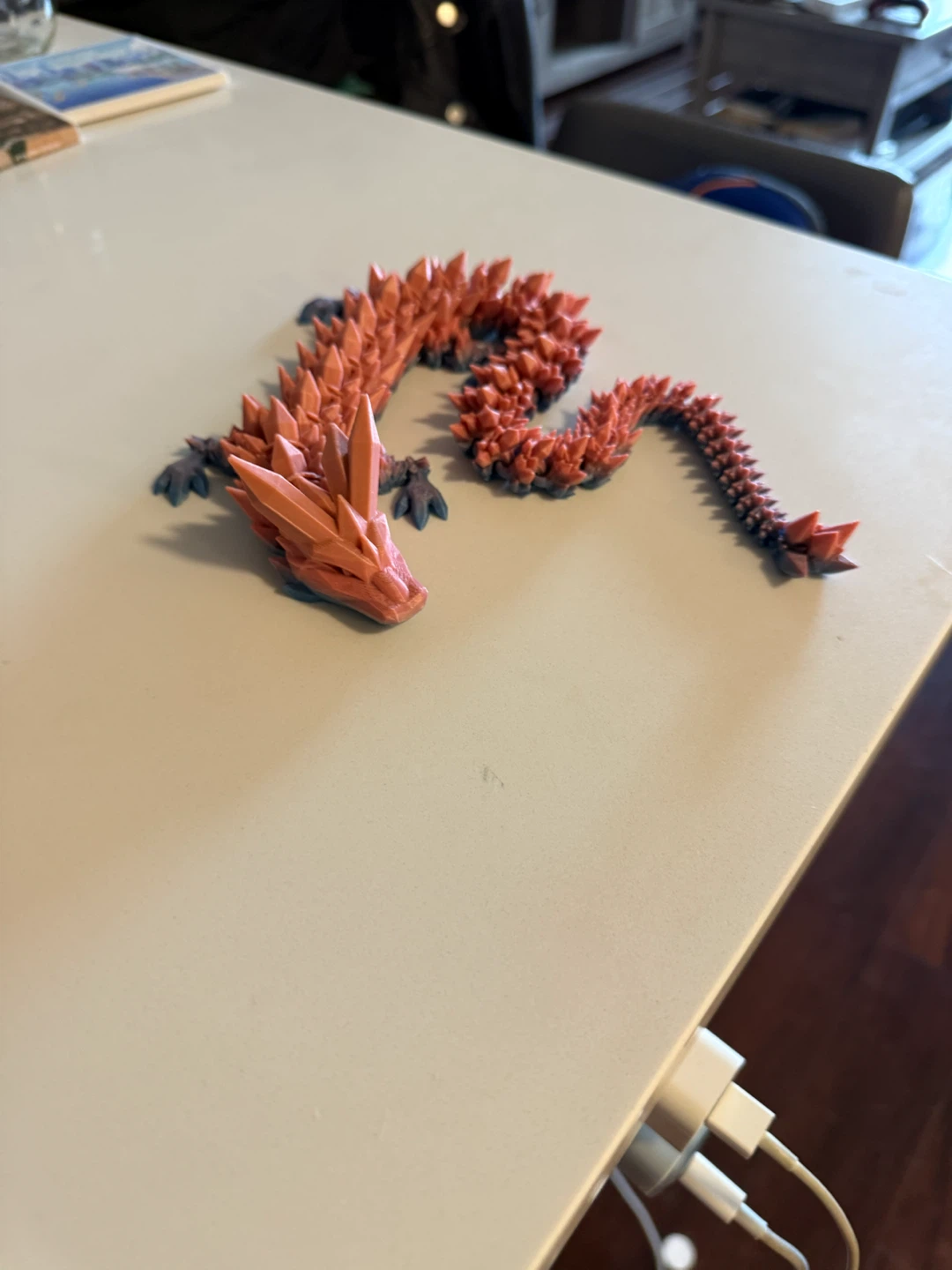 3D Printed Articulated Crystal Dragon - photo 4