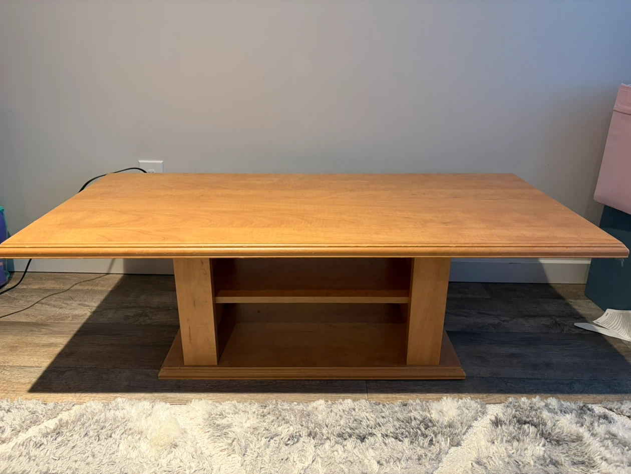 Wooden TV Stand with Storage - photo 3