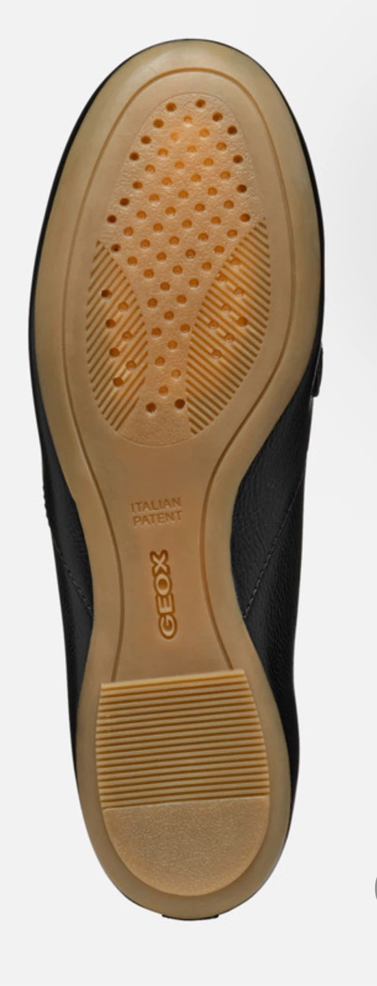Geox  Palmaria Loafers, Black Leather Size 6 - photo 3
