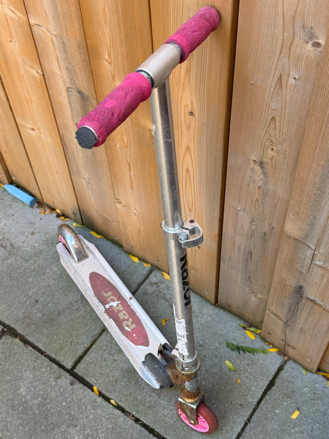 Razor Kick Scooter Silver with Pink Wheels - photo 2