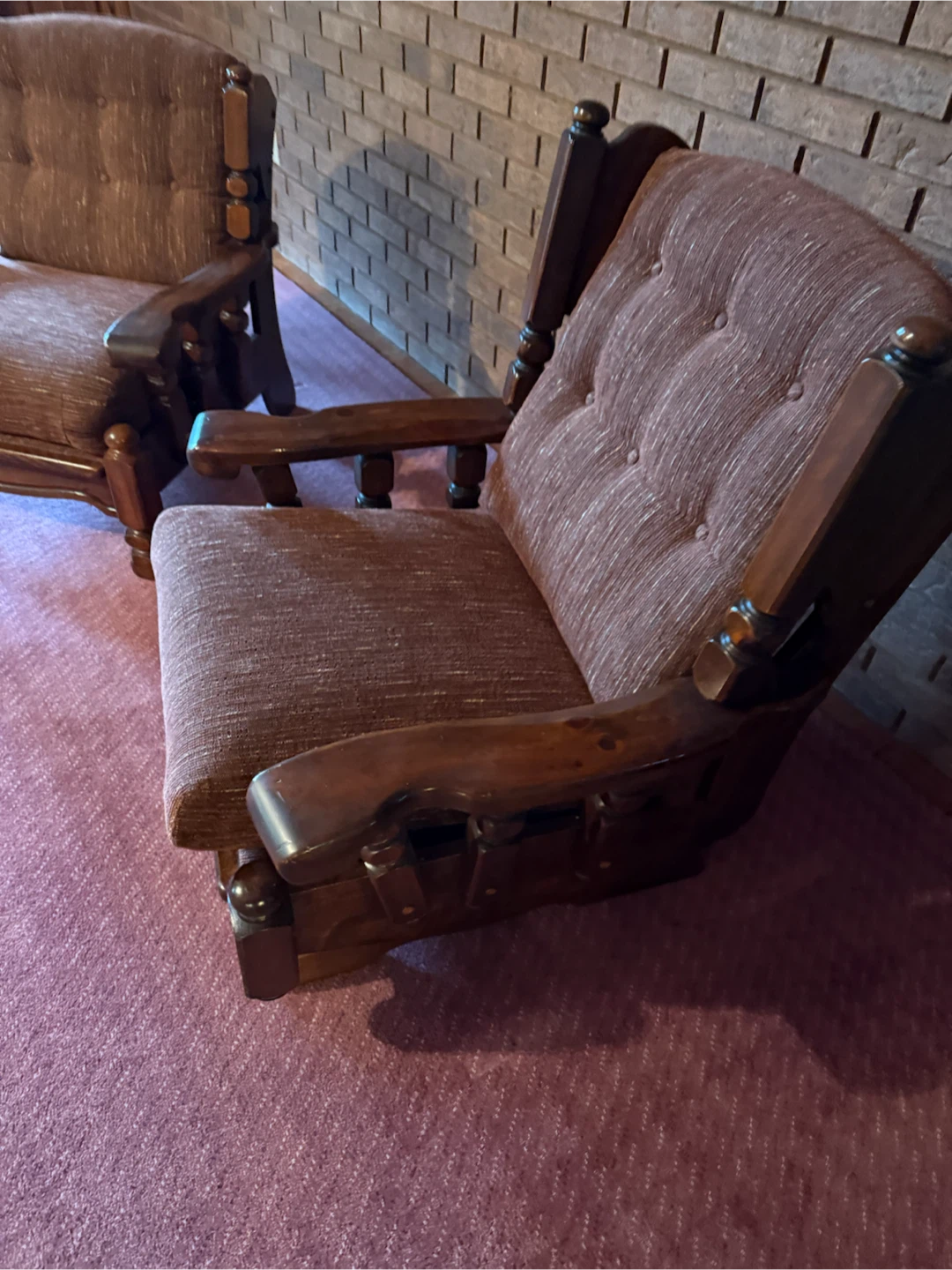 Vintage Ornate Wooden Dining Chairs - photo 3