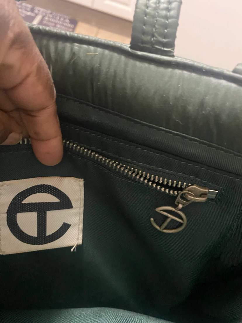 Telfar Padded Shopping Bag Dark Green - photo 3