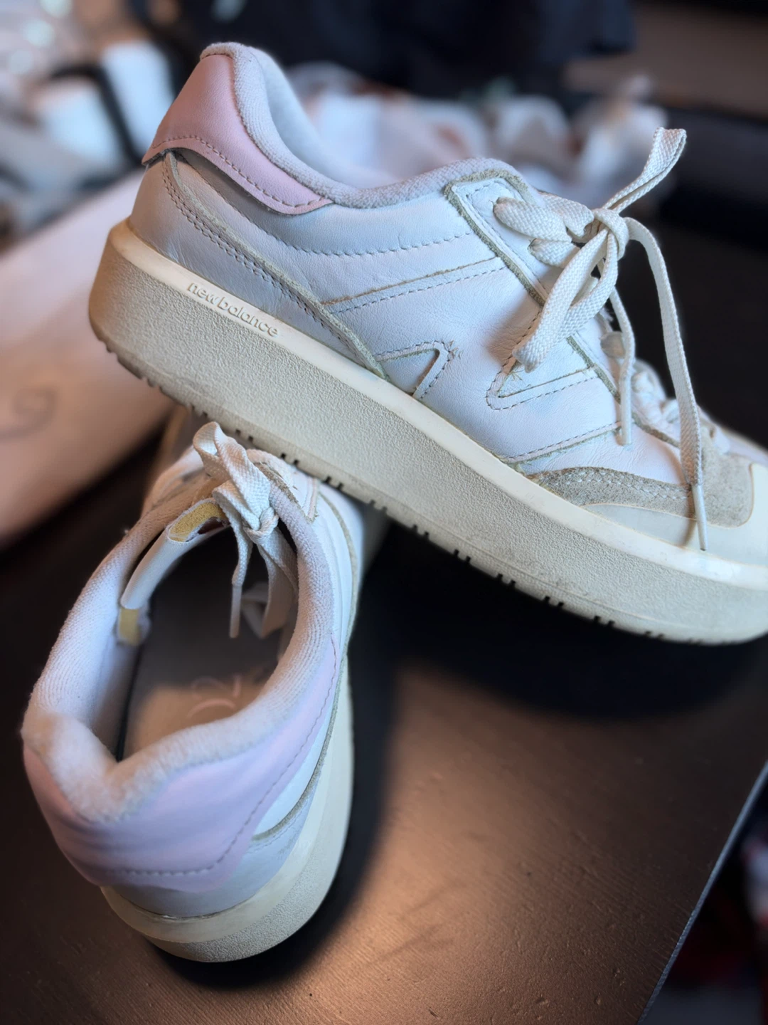 New Balance White Sneakers