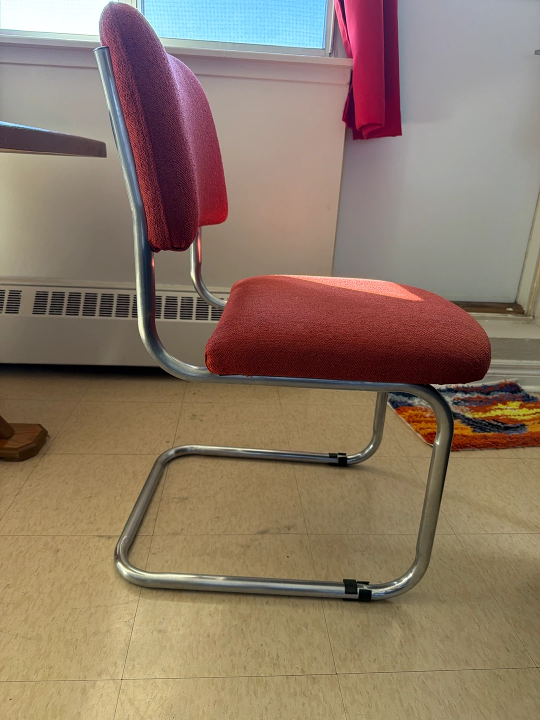 Red Cantilever Dining Chair - photo 3