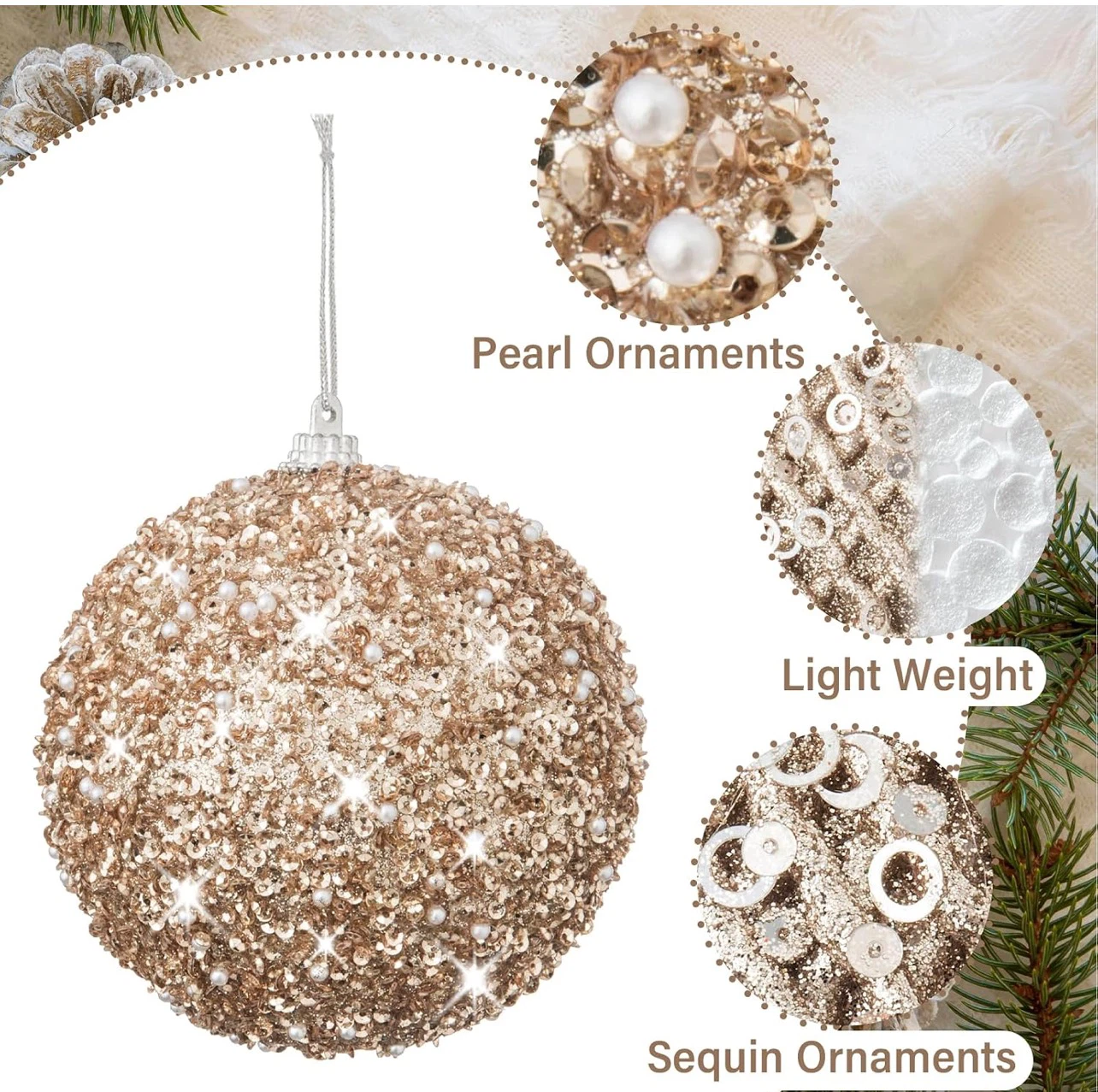 Christmas Ornaments Set 18pc - photo 4